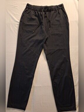 Men's Black Drawstring Jogger Pants